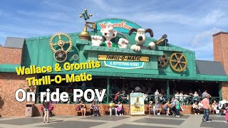 Wallace amp Gromit ThrillOMatic  Blackpool Pleasure Beach  POV [upl. by Ezara642]