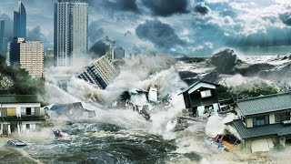 Most Horrific Monster Tsunami Caught On Camera  Natural Disasters [upl. by Noirrad]