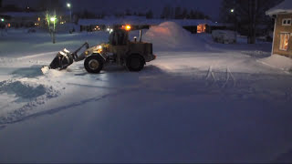 Volvo L70D  Snow clearing [upl. by Lindholm741]