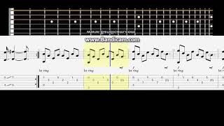 Blind Guardian  The Bards Song  Acoustic guitar lesson note tabs [upl. by Fein]