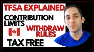 TFSA EXPLAINED PART 1 THE BASICS CONTRIBUTION LIMITS  WITHDRAWAL RULES  TFSA VS RRSP TAX FREE [upl. by Alliscirp780]