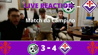 Maccabi Haifa  Fiorentina 34  Match da Campino  LIVE REACTION [upl. by Enajiram591]