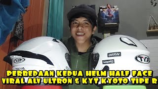 DUA HELM HALF FACE VIRAL DAN PERBANDINGANNYA [upl. by Montfort]