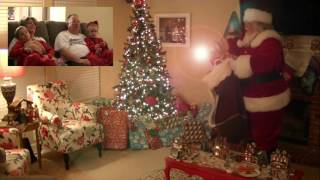 Watching SANTA CAM Footage on CHRISTMAS Morning [upl. by Bocyaj]