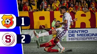 HEREDIANO PIERDE 2  1 ANTE SAPRISSA POR LA FINAL IDA LIGA PROMERICA  REY DEPORTIVO [upl. by Murvyn]