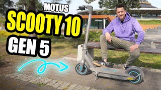 Niedroga bardzo dobra hulajnoga elektryczna 35kmh  Motus Scooty GEN 5 [upl. by Aicirtel]