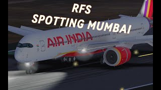 Mumbai VABB Plane Spotting RFS Real Flight Simulator [upl. by Ydualc]