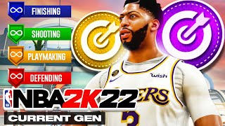 BEST STRETCH BIG MAN BUILD ON NBA 2K22 CURRENT GEN OVERPOWERED SHOOTING CENTER BUILD 2K22 [upl. by Obie582]