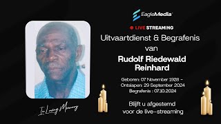 🔴 𝕃𝕚𝕧𝕖  Uitvaartdienst amp Begrafenis van Rudolf Riedewald Reinhard 07102024 [upl. by Bhatt]