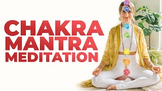 Healing Chakra Chants  3 Mins Per Chakra  Seed Sound Mantra Meditation [upl. by Anora]