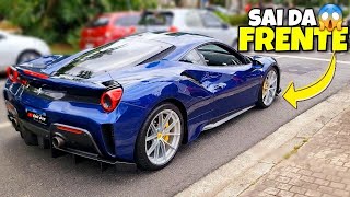 FERRARI 488 PISTA ACELERANDO ou FIAT UNO 16 R TURBO [upl. by Hilar]