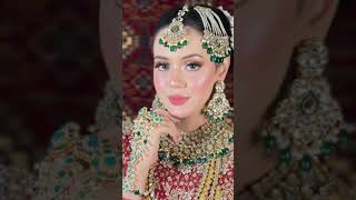 Bridal makeup  Pakistani wedding  Inspiration shorts viral shortsvideo [upl. by Atterg147]