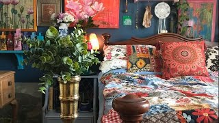 Interior Design  Bohemian Style • Home Decor Ideas [upl. by Gnet]