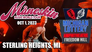 MANESKIN Full Show “Freedom Hill 2023” Live in Sterling Heights MI on Oct 1 2023 [upl. by Aleil]