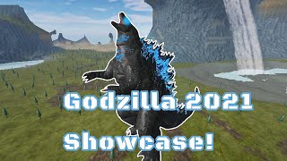 Godzilla 2021 showcase Roblox Kaiju universe [upl. by Brahear]