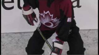 Ringette Skills Video  Basic Stance [upl. by Atniuqal727]