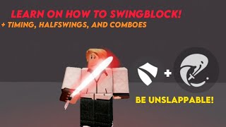 How to swingblock Saber showdown roblox [upl. by Jarin534]