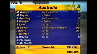 Australia vs West indies 1996 World cup Semifinal [upl. by Nafis]