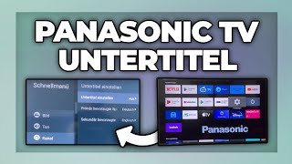 Panasonic TV Untertitel einschalten  ausschalten  Tutorial [upl. by Gereld844]