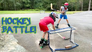 Epic Street Hockey Battle [upl. by Naashom781]