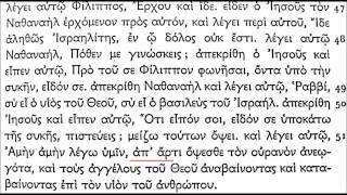 Koine Greek  John 1 incl markers [upl. by Reynold923]