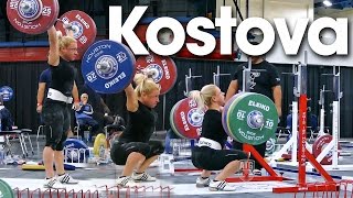 Boyanka Kostova Full Session 110kg Snatch 135kg CampJ 180kg Front Squat [upl. by Poland249]