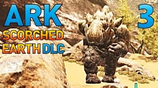 3 GIANT MANTIS ROCK GOLEMS AND THUNDERSTORMS ARK Scorched Earth Survival Multiplayer [upl. by Tharp]