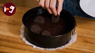 La TARTA DE OREO MÁS FÁCIL y con solo 3 INGREDIENTES 🥧🍪 [upl. by Abana]