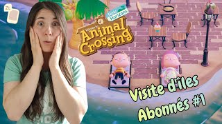 VISITE DE LÎLE DUN ABONNÉ SUR ANIMAL CROSSING NEW HORIZONS 😍🏝 1 [upl. by Selmner]