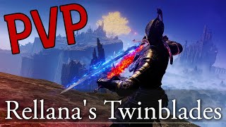 Rellanas Twinblades in pvp  Elden ring [upl. by Shippee]