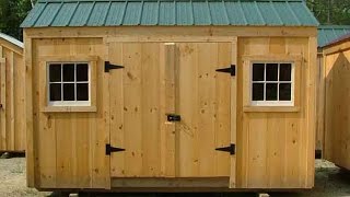 quotThe Nantucketquot Durable Shed that Easily Converts  6X8 6X10 amp 6X20  DIY  Pre Cut Kit  FA [upl. by Harbison]