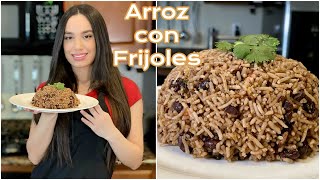 COMO HACER ARROZ CON FRIJOLES [upl. by Llarret]