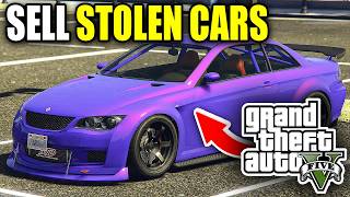 How To Sell Stolen Cars In GTA 5  Easy Guide [upl. by Chelsey]