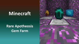 Rare Apotheosis Gem Farm  Minecraft Direwolf20 120 Lets Play S1E36 [upl. by Eerbua]