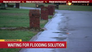 Residents waiting for solution to Hendersonville flooding issues [upl. by Aklam]