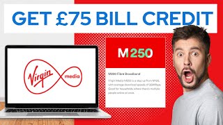 🔥VIRGIN MEDIA M250 DEAL  GET £75 Bill Credit 💸🔥   O2 PRIORITY  Stream TV 📺 [upl. by Adnesor14]