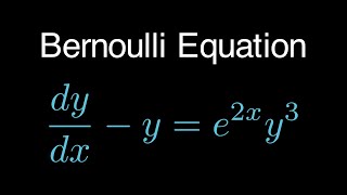 Bernoulli Differential Equations [upl. by Asereht]