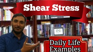 Shear Stress in Hindi  Shear Stress examples in daily life  what is shear stress [upl. by Ruhtra]