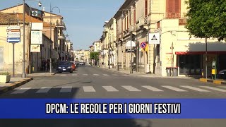 DPCM LE REGOLE PER I GIORNI FESTIVI  IL VIDEO [upl. by Kerrill]