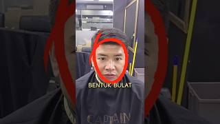 POTONGAN RAMBUT UNTUK BENTUK WAJAH BULAT SHORTS BARBER TUTORIAL HAIRSTYLE HAIRCUT [upl. by Adnilrem143]