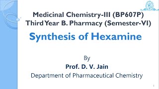 Synthesis of Hexamine [upl. by Attelrahs120]