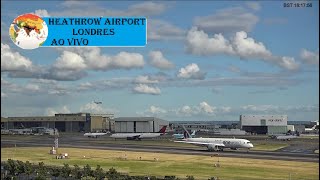 CÂMERA AO VIVO  HEATHROW AIRPORT  LONDRES [upl. by Notloc655]