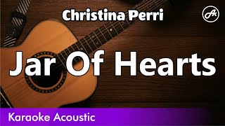 Christina Perri  Jar Of Hearts karaoke acoustic [upl. by Levitus]