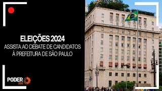 Ao vivo Assista ao debate dos candidatos à Prefeitura de SP [upl. by Hairas]