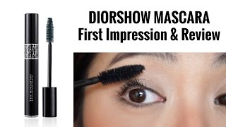 DIORSHOW MASCARA  First Impression amp Review Asian Lashes  Mascara Monday [upl. by Dhiren]