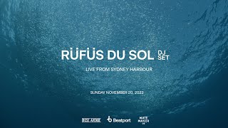 RÜFÜS DU SOL DJ Set  Live From Sydney Harbour  beatport Live [upl. by Oiceladni]