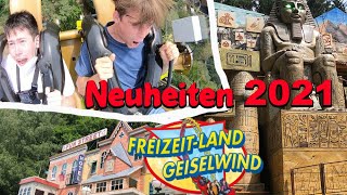 Presserundgang Neuheiten Freizeitland Geiselwind 2021 [upl. by Ameyn]