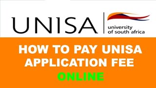 how to pay the unisa application fee online for 20242025 [upl. by Retsila]