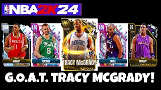 GOAT TRACY MCGRADY SPLASH ZONE PACK OPENING  NBA 2K24 MYTEAM [upl. by Julio]