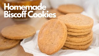 EASY Homemade Biscoff Cookies [upl. by Valery]